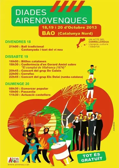 Cartell del concert d'Els Delai a Bao