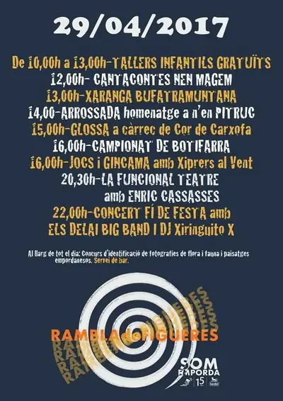 Cartell del concert d'Els Delai a Rambla de Figueres